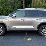 2025 Toyota Sequoia 1794 Edition in Celestial Silver, profile shot,