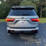 2025 Toyota Sequoia 1794 Edition in Celestial Silver, rear view, park, trees,
