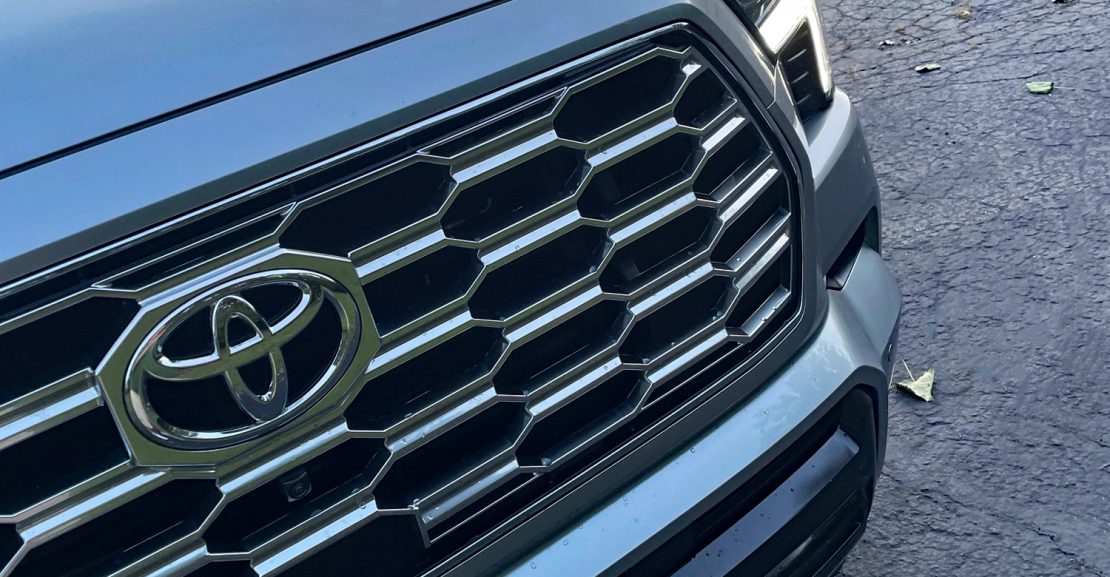 2025 Toyota Sequoia 1794 Edition, grille detail, grille shot