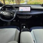 2026 Nissan Leaf in Seabreeze Blue Pearl, dashboard
