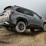 2026 Subaru Forester Wilderness, wheel off ground, rock crawling,
