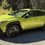 2026 Subaru Crosstrek Hybrid in Citron Yellow, front 3/4 view