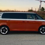 2025 Volkswagen ID. Buzz, Energetic Orange, profile, sunset