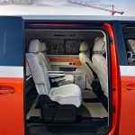 Rear seat space, 2nd-row seats, 2025 Volkswagen ID. Buzz, Pro S Plus,