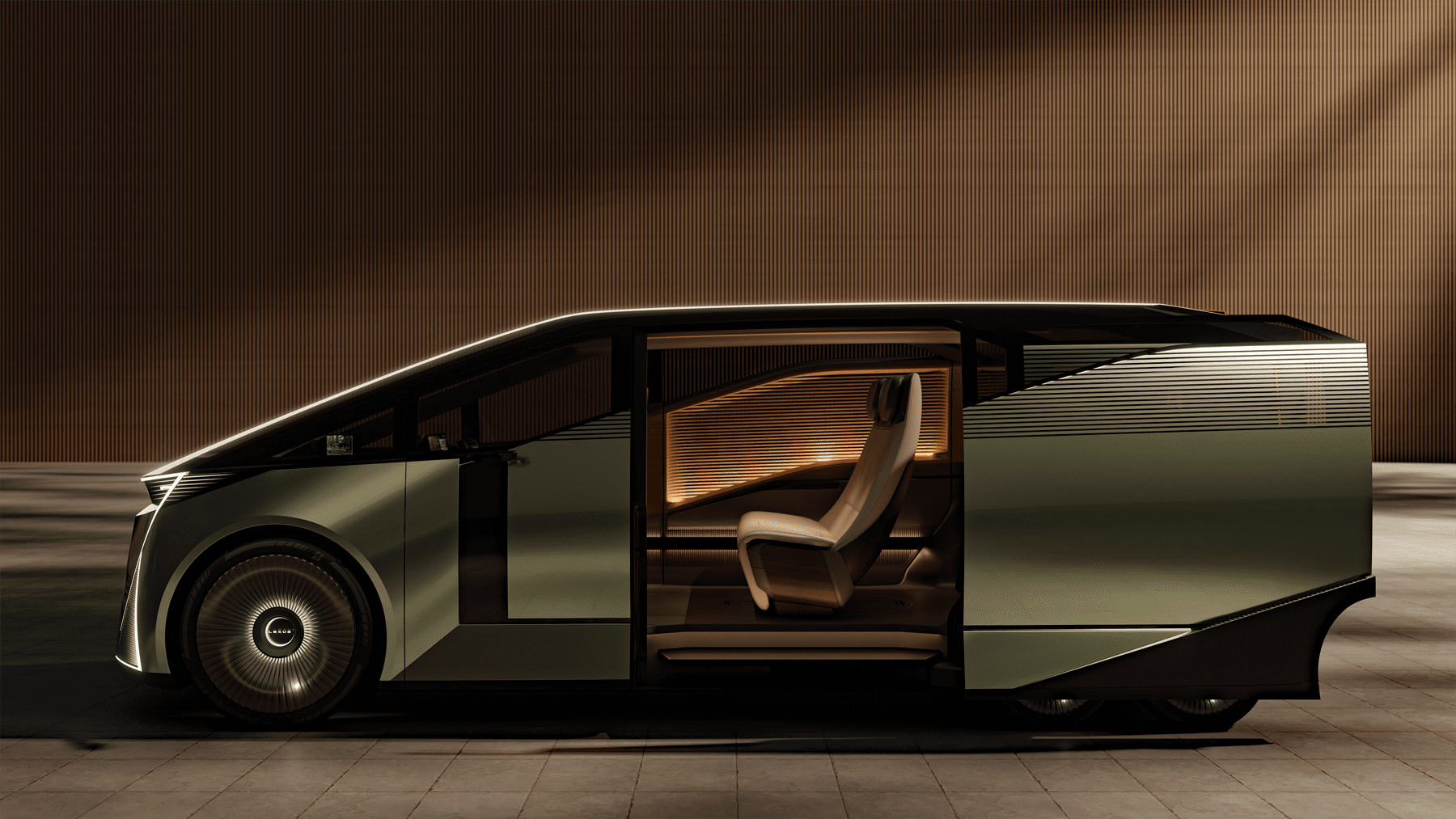 Lexus LS Van Concept, profile, door open,