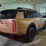 2027 Kia Telluride, rear 3/4 view,