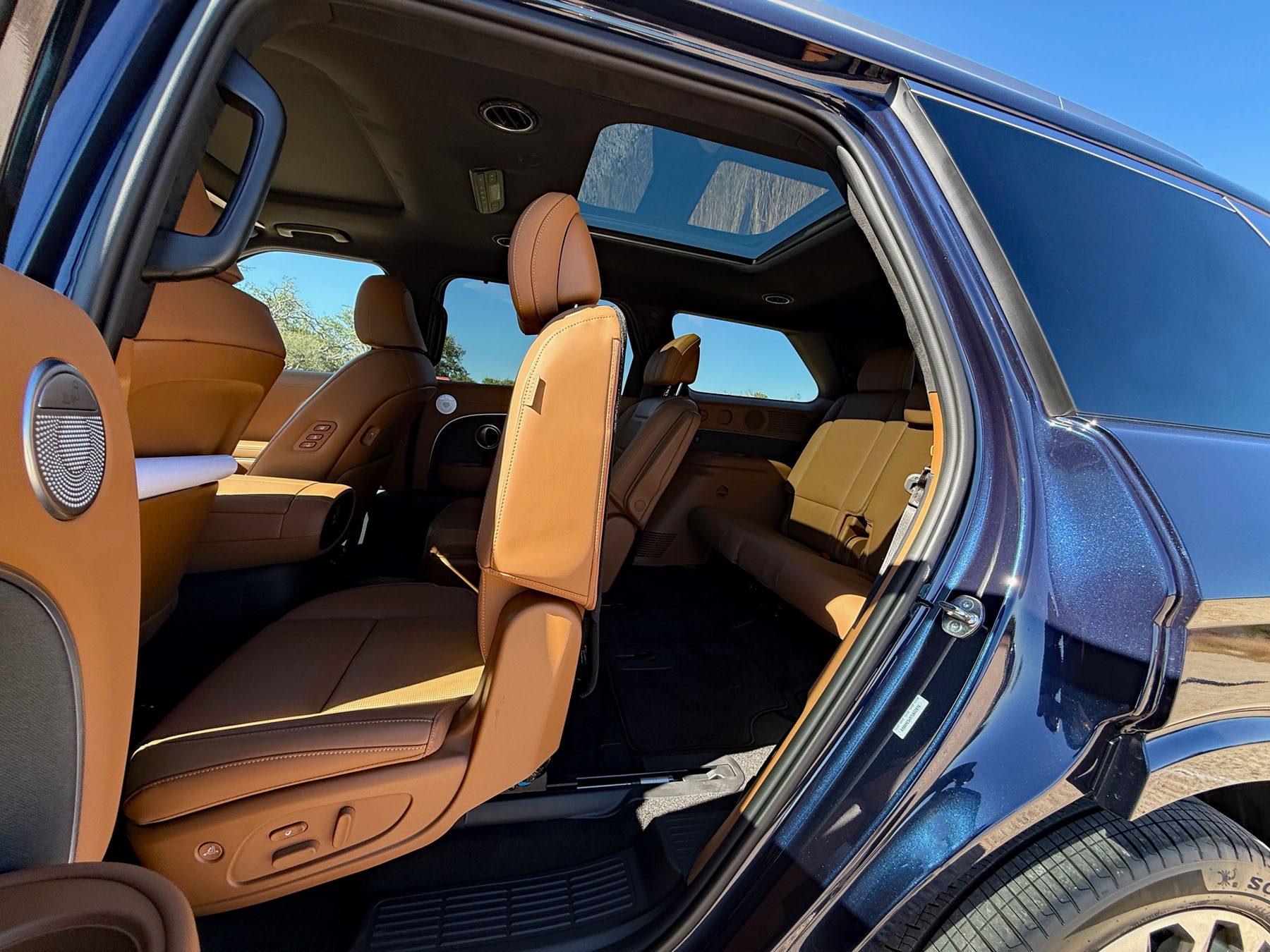 2026 Hyundai Palisade Hybrid Calligraphy, sėdynės ausims, 2-os eilės sėdynės,