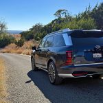 2026 Hyundai Palisade Hybrid Calligraphy, rear view, driving away,