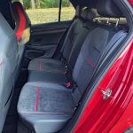 2025 Volkswagen Golf GTI SE in Kings Red, rear seat, passenger space,