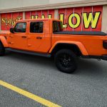 2025 Jeep Gladiator High Tide in Joose, rear 3/4 view, Spirit Halloween,