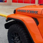 2025 Jeep Gladiator High Tide in Joose, hood decal, orange,