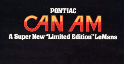 1977 Pontiac Can Am ad, "Limited Edition"