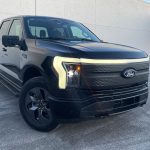 Ford F-150 Lightning, front 3/4 view,