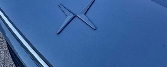 2025 Polestar 3 in Thunder. Polestar logo,