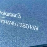 2025 Polestar 3, fender sticker, Battery capacity, power output,