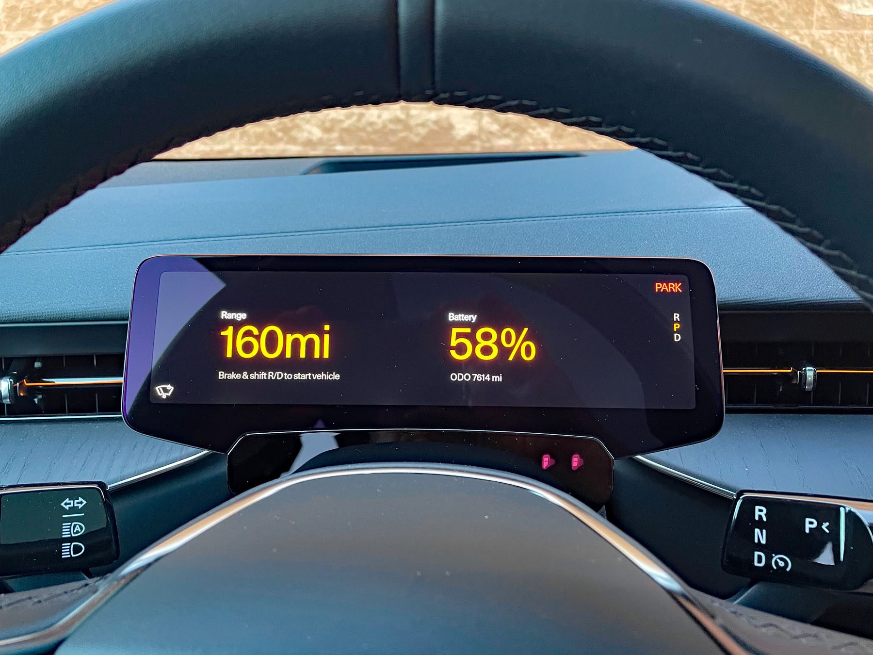 2025 Polestar 3, instrument panel, speedometer,