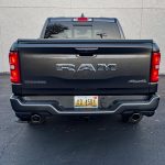 2026 Ram 1500 Big Horn in Granite Crystal, rear view,
