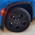 2025 Jeep Wagoneer S Launch Edition in Hydro Blue Pearl, black wheels,