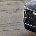 2026 Cadillac Escalade IQ Sport in Deep Space, Metallic, grille detail