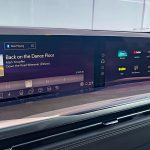 2026 Cadillac Escalade IQ Sport in Deep Space Metallic, OLED dash screen, touchscreen