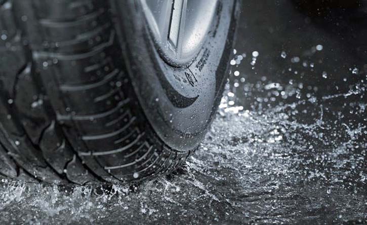 What are anti-lock brakes?, Tire treads in water, rain,