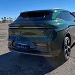 Zeekr 7X at Las Vegas Speedway , Green, rear 3/4, CES