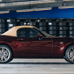 2025 Mazda MX-5 Miata, purple, tan roof