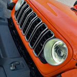 2025 Jeep Wrangler Sahara in Joose, grille detail, grille close-up