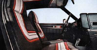 1972 AMC Javelin Pierre Cardin interior