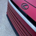 2026 Lexus TX 350 Luxury in Matador Red, grille detail, front clip,