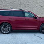 2026 Lexus TX 350 Luxury in Matador Red, profile, side view,