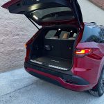 2026 Lexus TX 350 Luxury in Matador Red, cargo area, hatch open,