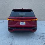 2026 Lexus TX 350 Luxury in Matador Red, rear view,