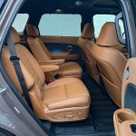 2026 Hyundai Palisade Hybrid Calligraphy in Cast Iron Brown, rear seats, captains chairs,