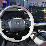 2027 Toyota Highlander Limited, steering wheel, console screen,