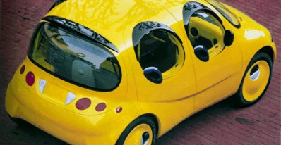 Plymouth Expresso Concept, rear 3/4 view, from above,