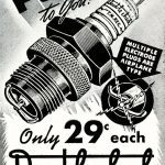 Double Check Spark Plugs, vintage ad