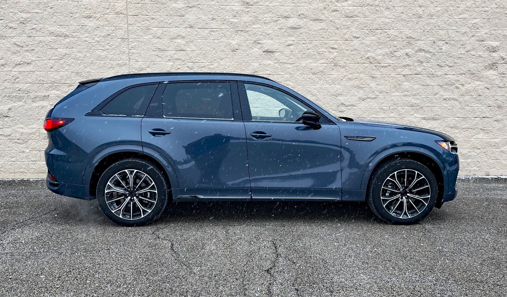 2026 Mazda CX-70 Turbo S Premium Plus, Polymetal Gray, profile, side view