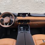 2026 Mazda CX-70 Turbo S Premium Plus, dashboard, tan and black cabin,