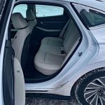 2026 Hyundai Sonata Hybrid Limited in Serenity White, rear seat, passenger space,