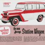 1959 Jeep Station Wagon Maverick Special, Red and White, Magazine Ad, print ad