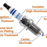 Bosch Spark Plug, diagram, electrode,