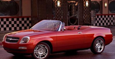 Chevrolet Bel Air Concept, front 3/4 view, red