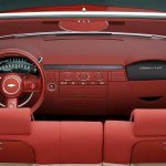 Chevrolet Bel Air Concept, dashboard view, bench seat, Red interior,