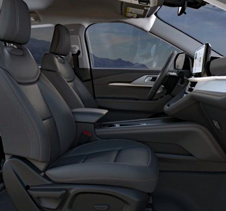 2026 Ford Explorer Active, front-row seats, interior