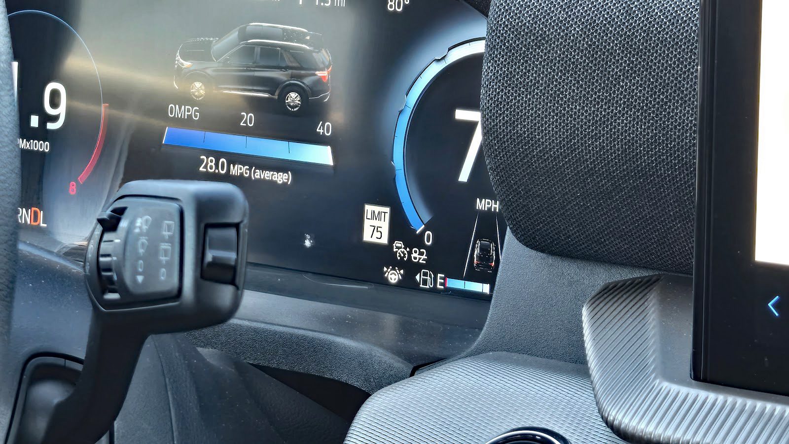 2026 Ford Explorer Active, instrument panel