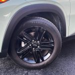 2026 Chevrolet Trax ACTIV in Cacti Green, black wheels, wheel detail,