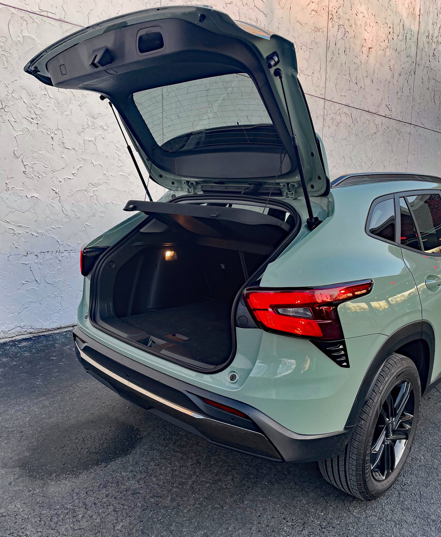 2026 Chevrolet Trax ACTIV in Cacti Green, cargo area, hatch open, trunk,