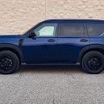 2026 Nissan Armada PRO-4X in Deep Ocean Blue Pearl, profile,