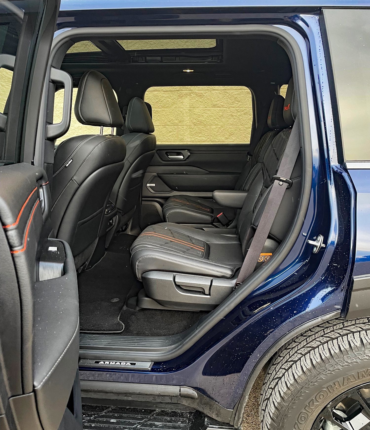 2026 Nissan Armada PRO-4X, 2nd-row seats, passenger space,